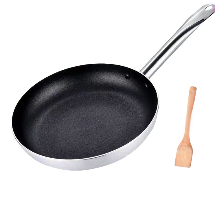 Eco-vriendelijke ronde koekepan met antiaanbaklaag en deksel op maat Eco-vriendelijke ronde koekepan met antiaanbaklaag en deksel op maat