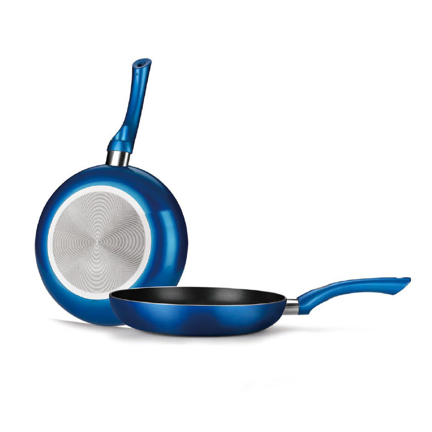 Koekenpannenset 24 cm 28 cm keramische antiaanbakpannenset voor koken in de keuken en buiten kamperen