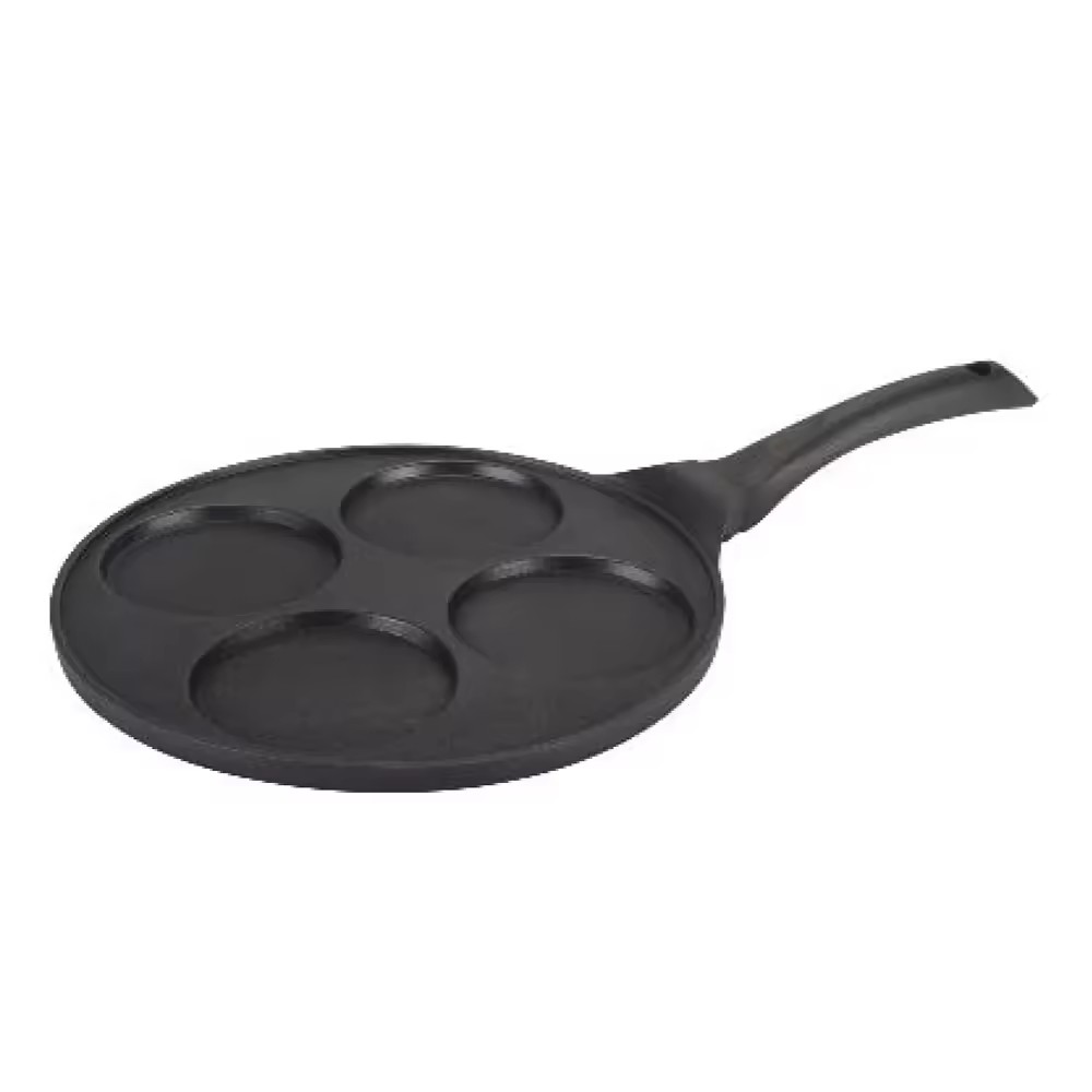 Kleine non-stick non-stick mini gegoten diepe deksel grill koekenpan