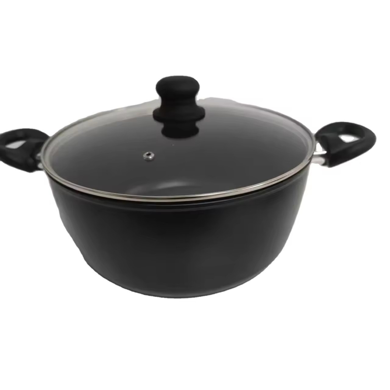 Leer gesmeed aluminium anti-aanbak sauspan melkpan pot braadpan sets met bakelieten handvat