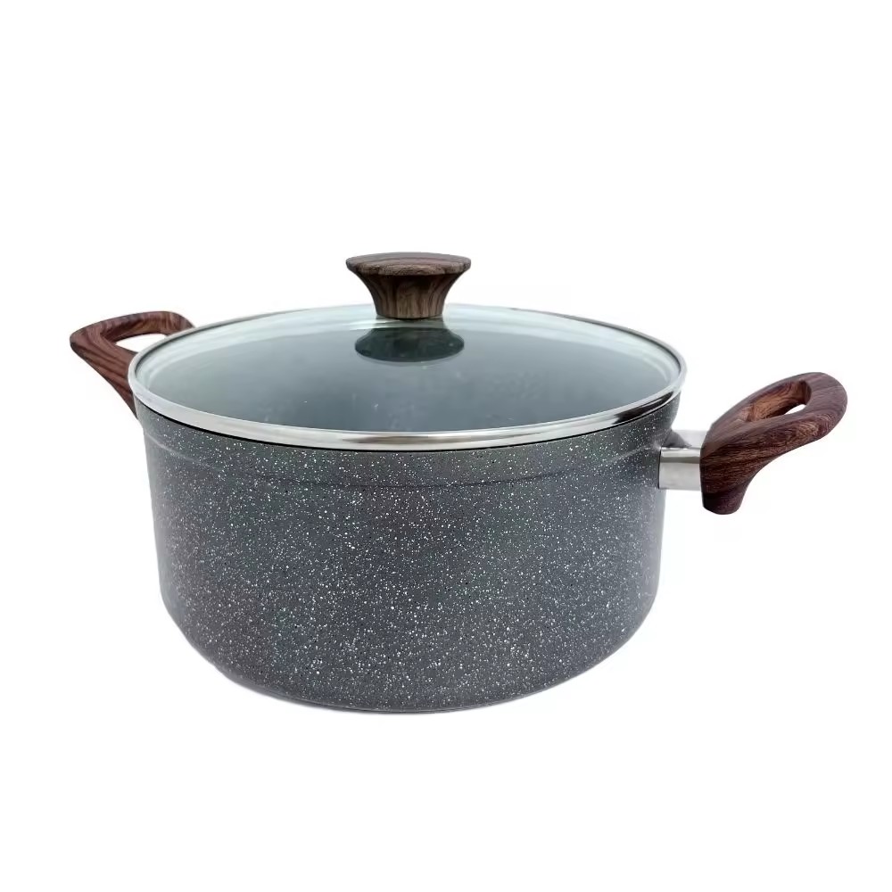 Goede prijs gesmeed aluminium anti-aanbak keukenaccessoires set kookgerei kookpotten set kookgerei set