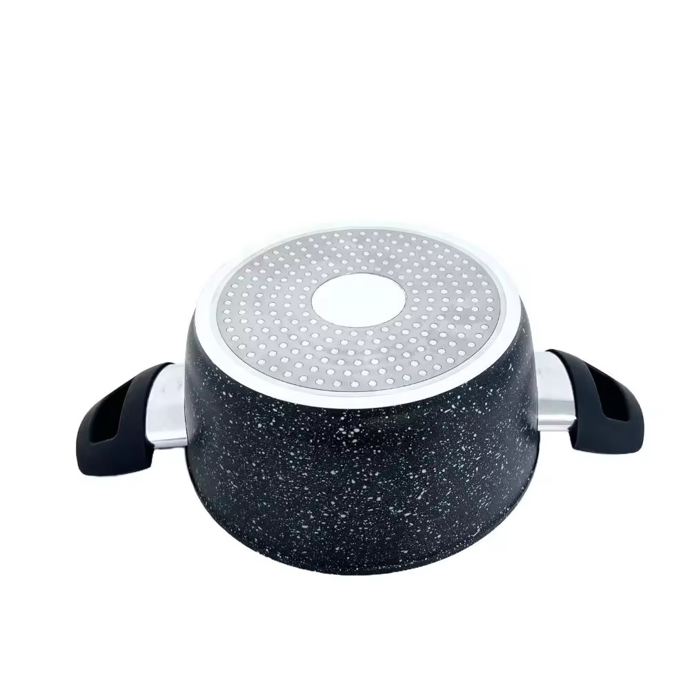 Klassieke kookpot Aluminium soeppan met verschillende capaciteit en bakelieten handvat