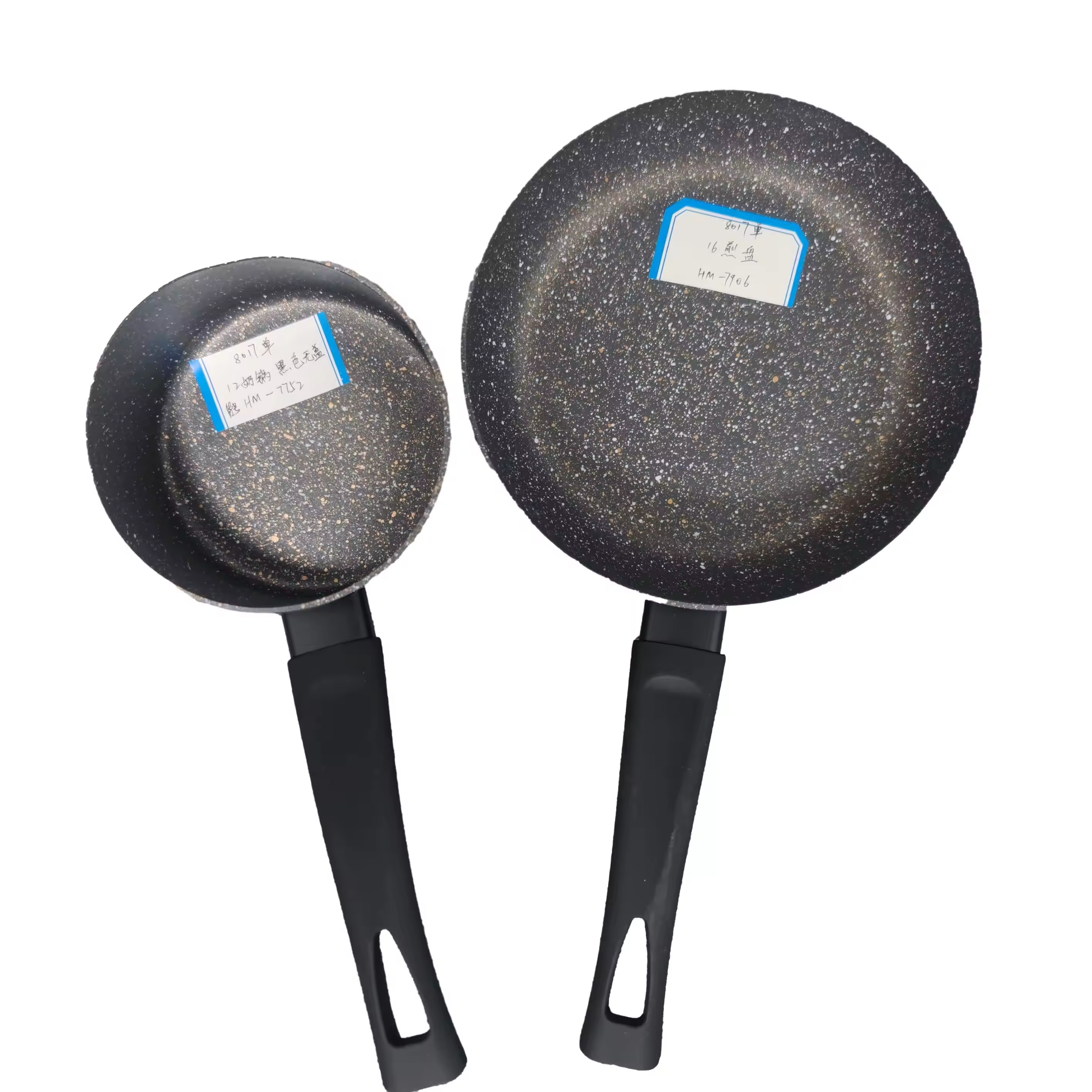 Op maat gemaakte anti-aanbak aluminium granieten koekenpan soeppannensets